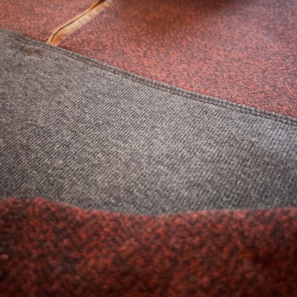 Dakota Grizzly Sweater Mens XXL Gray Red Long Sleeve Pullover 1/4 Zip - Picture 5 of 7